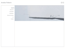 Tablet Screenshot of ameliepellerin.com